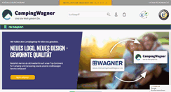 Desktop Screenshot of campingshopwagner.de